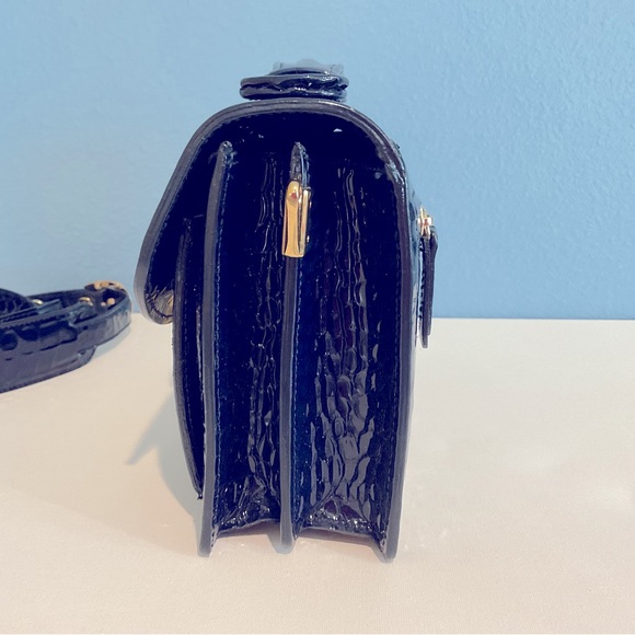 Stunning AD Firenze Croc Embossed Midnight Blue Leather Florence , Italy - Picture 4 of 13